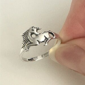 Unicorn Sterling Silver Ring